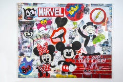Reut Harel: Marvel - Stampa giclée su tela. 47.2/55.1"