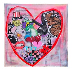 Reut Harel: Xoxo - Impresión Giclée sobre lienzo. 39.3/39.3"