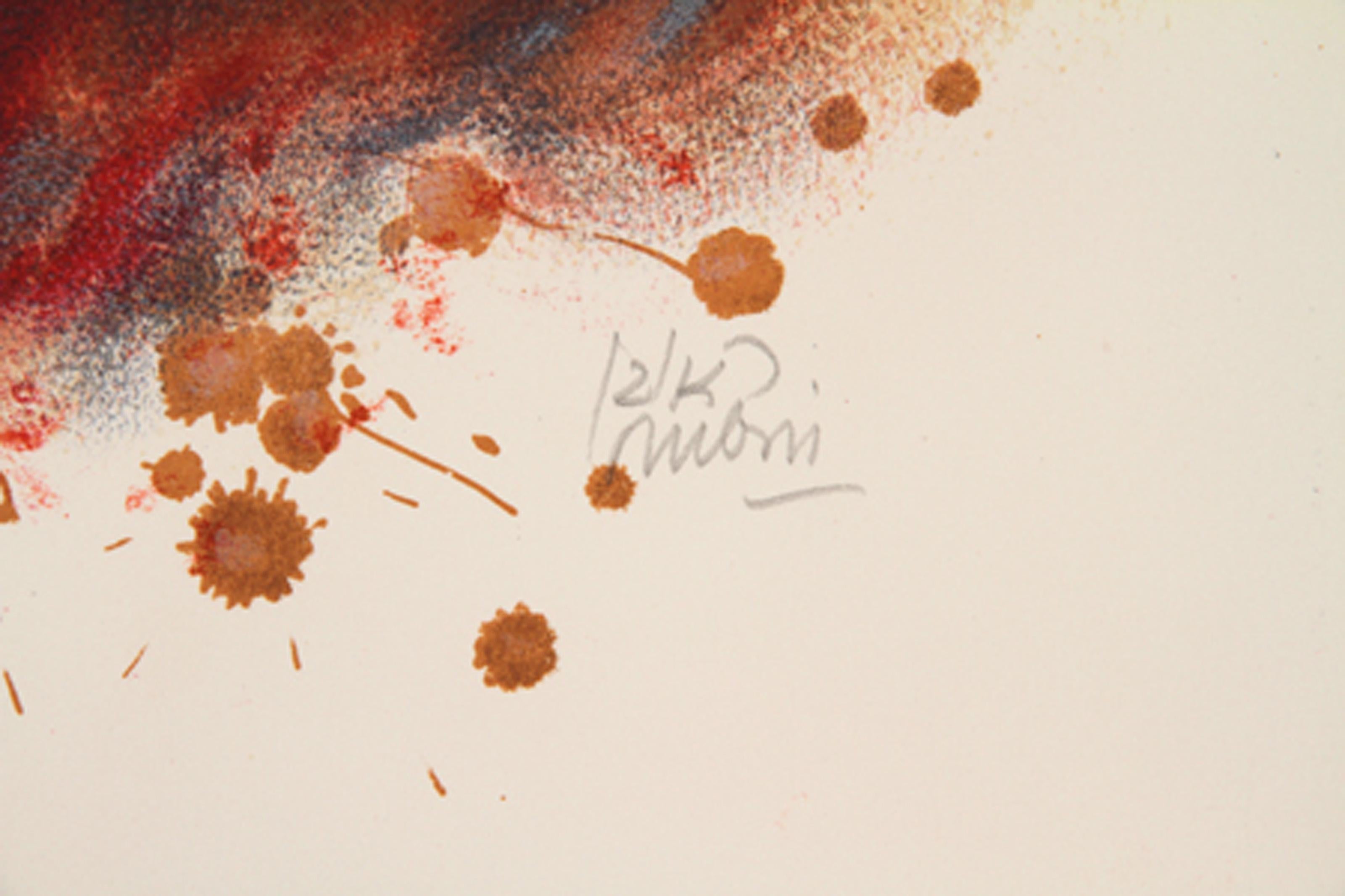 IV de Visiones de la Biblia, litografía moderna de Reuven Rubin en venta 1