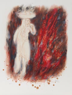 IV da Visioni della Bibbia, litografia moderna di Reuven Rubin