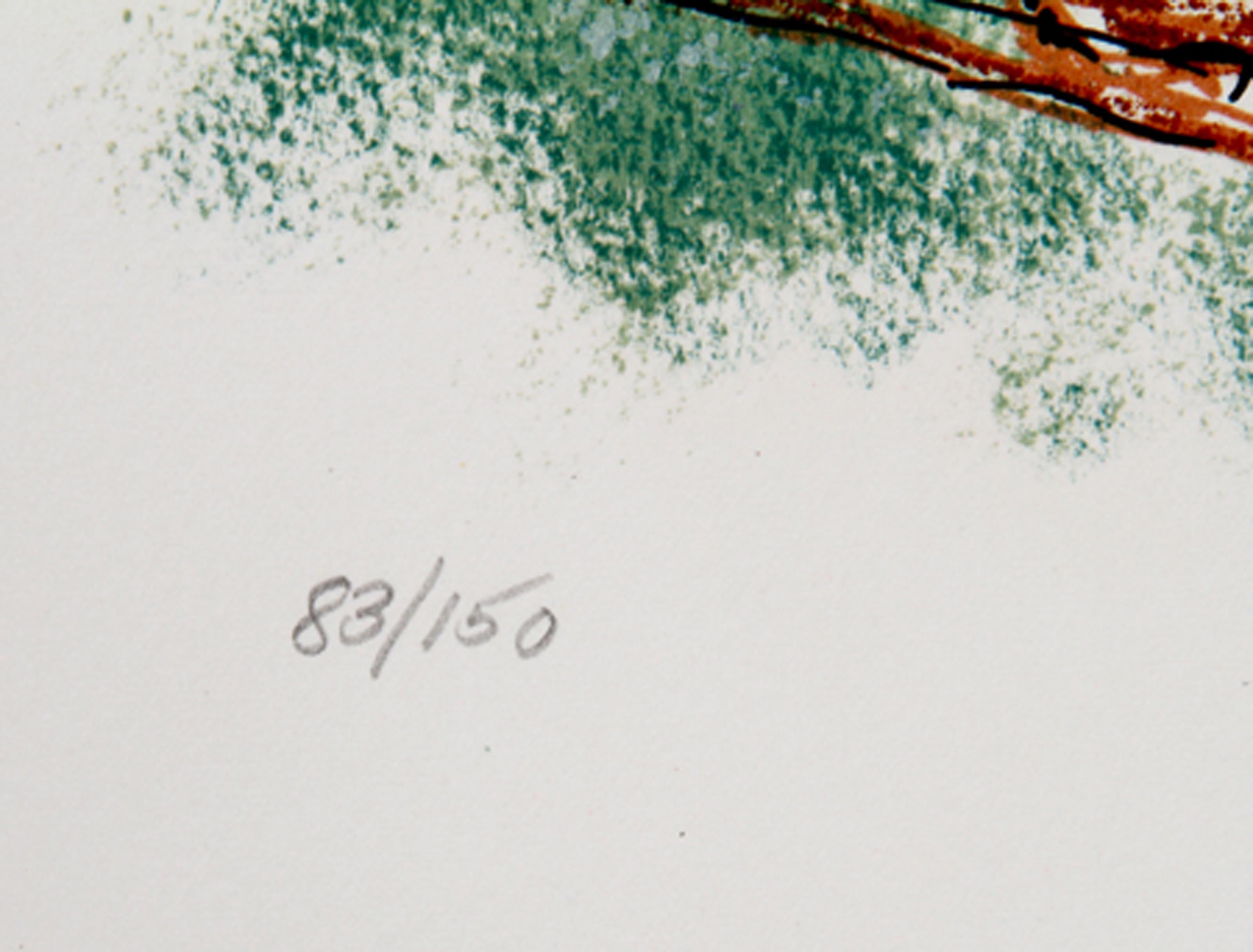VI de Visiones de la Biblia, Litografía moderna de Reuven Rubin en venta 1