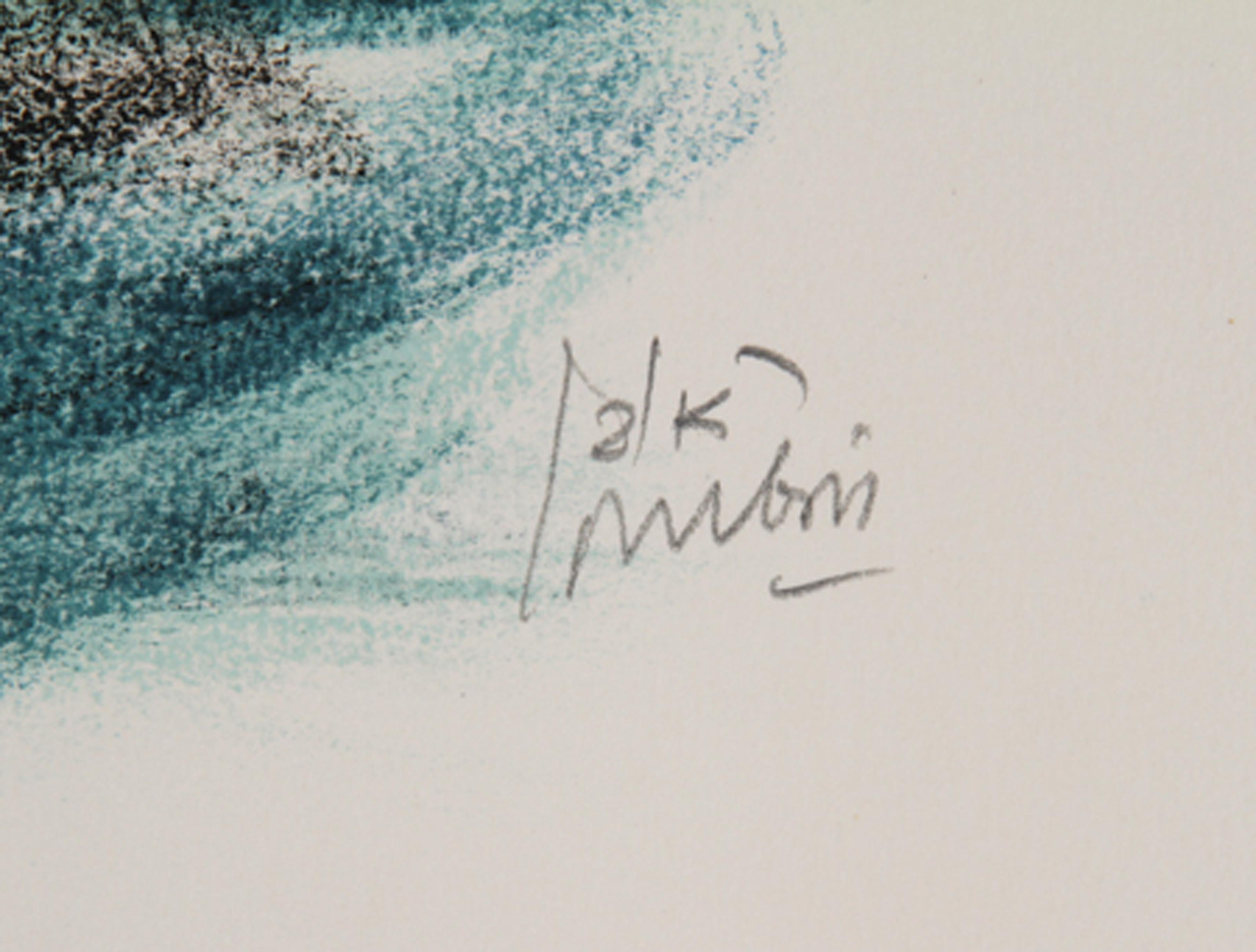 VIII da Visioni della Bibbia, litografia moderna di Reuven Rubin in vendita 1
