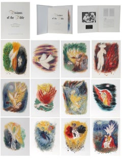 Portfolio Visioni della Bibbia, 12 litografie di Reuven Rubin