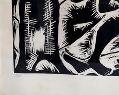 Woodcut from Godseeker's Portfolio by Reuven Rubin