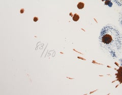 XI de Visiones de la Biblia, litografía moderna de Reuven Rubin