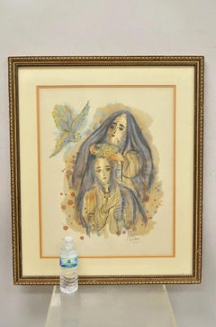 Reuven Rubin Story of David 1971 Signed & Numbered Lithograph Print Judaica Art