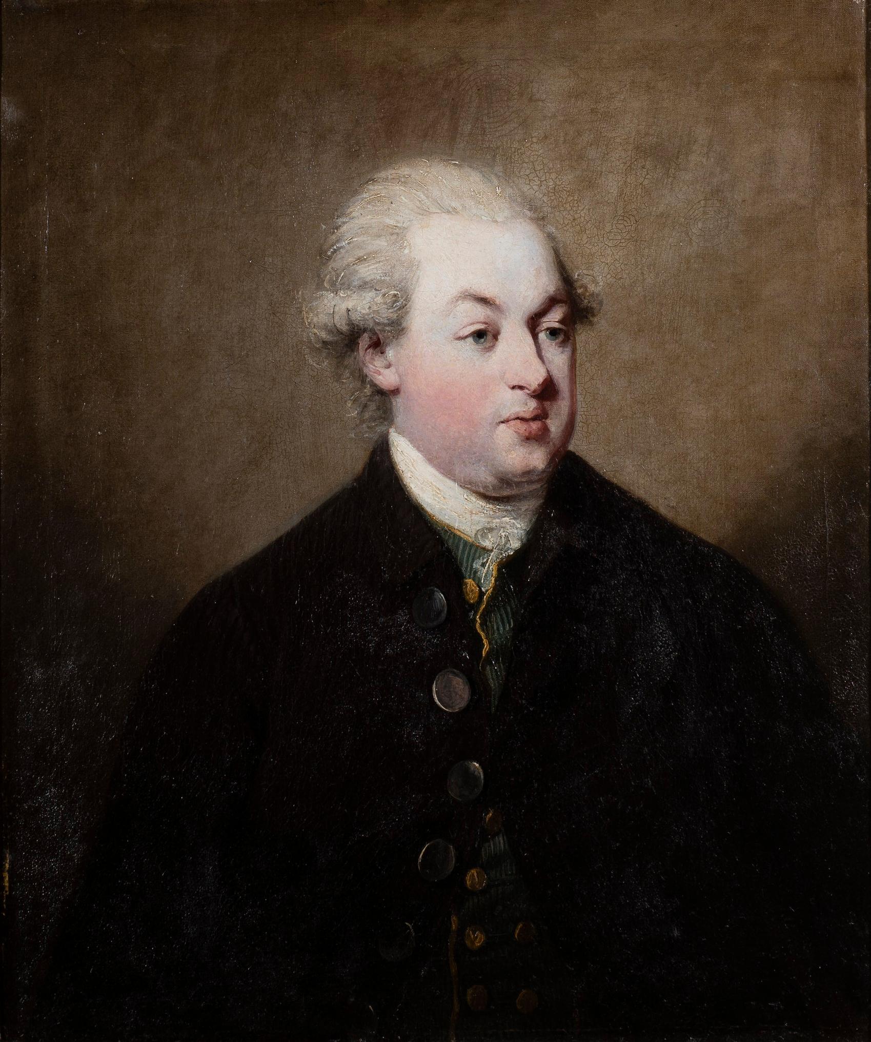 Portrait Painting Rev. Matthew William Peters, R. A. - Portrait d'un Gentleman 