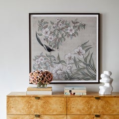 "Rêve De Mahal Right" Limited Edition Art Print by Christiane Lemieux -30"x30