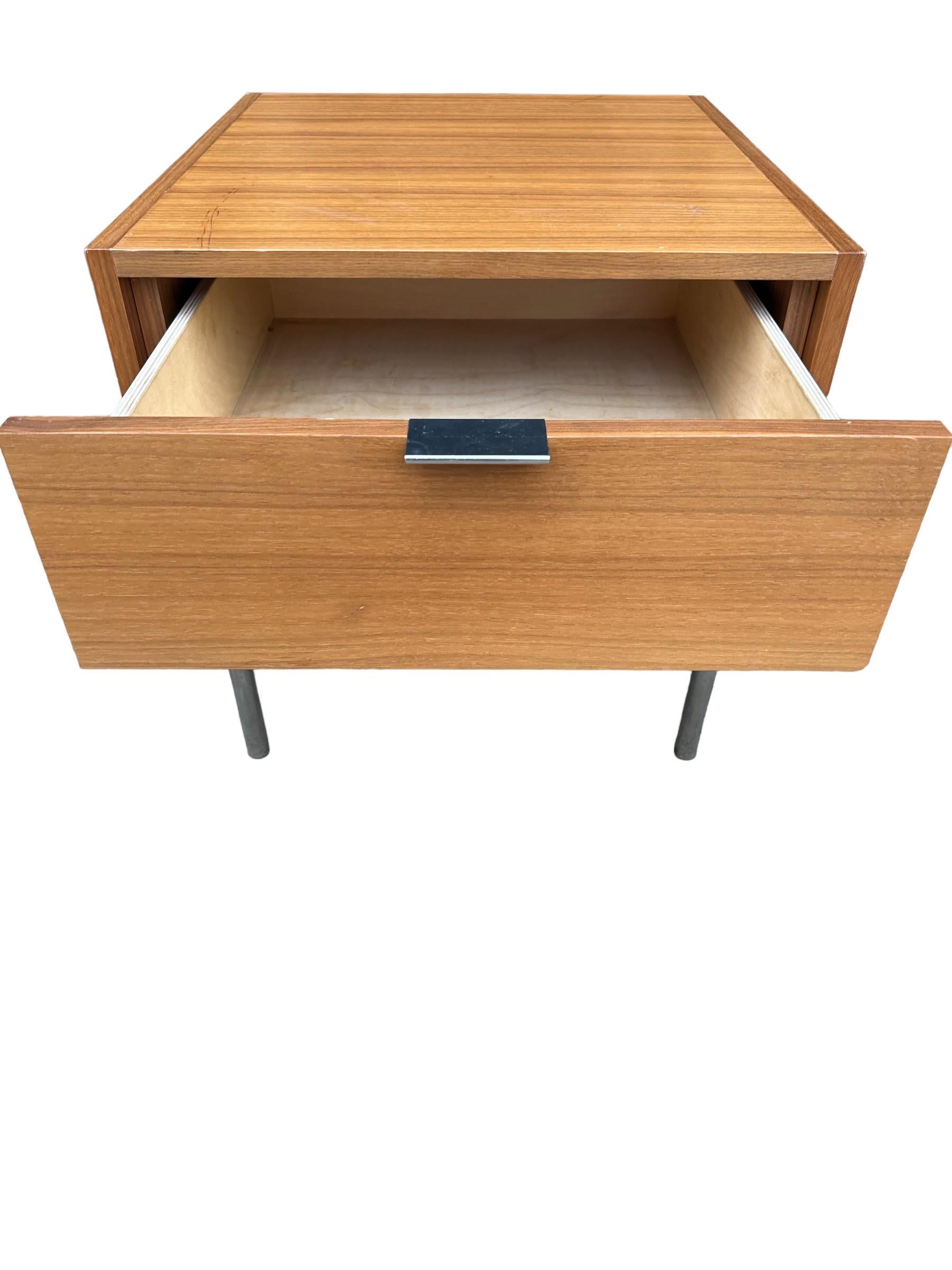 Contemporary Reve Nightstand in Walnut by Design Within Reach