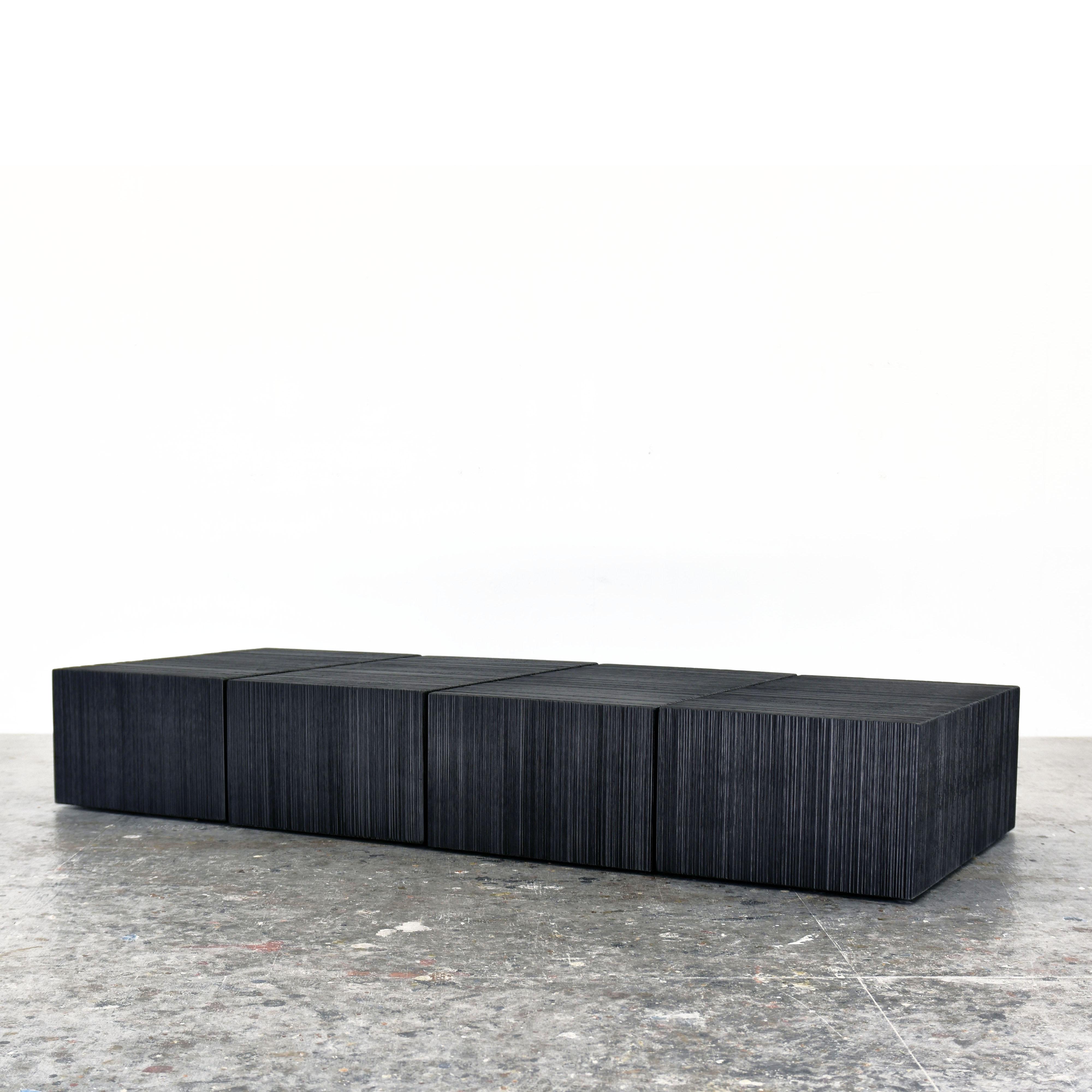 Reveal block table by John Eric Byers
Dimensions: W 28 x D 175.5 x H 71.5 cm.
Materials: sawn, lacquer, maple.

All works are individually handmade to order.

John Eric Byers creates geometrically inspired pieces that are minimal, emotional,