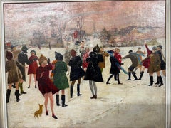 'Revelry, Winter' by Margaret Green (1925 - 2003)