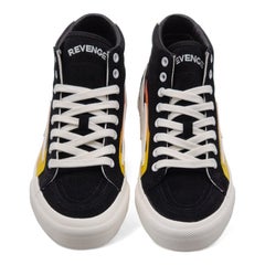 Revenge x Storm Vol. 2 Hi Top Sneakers in Black Flame