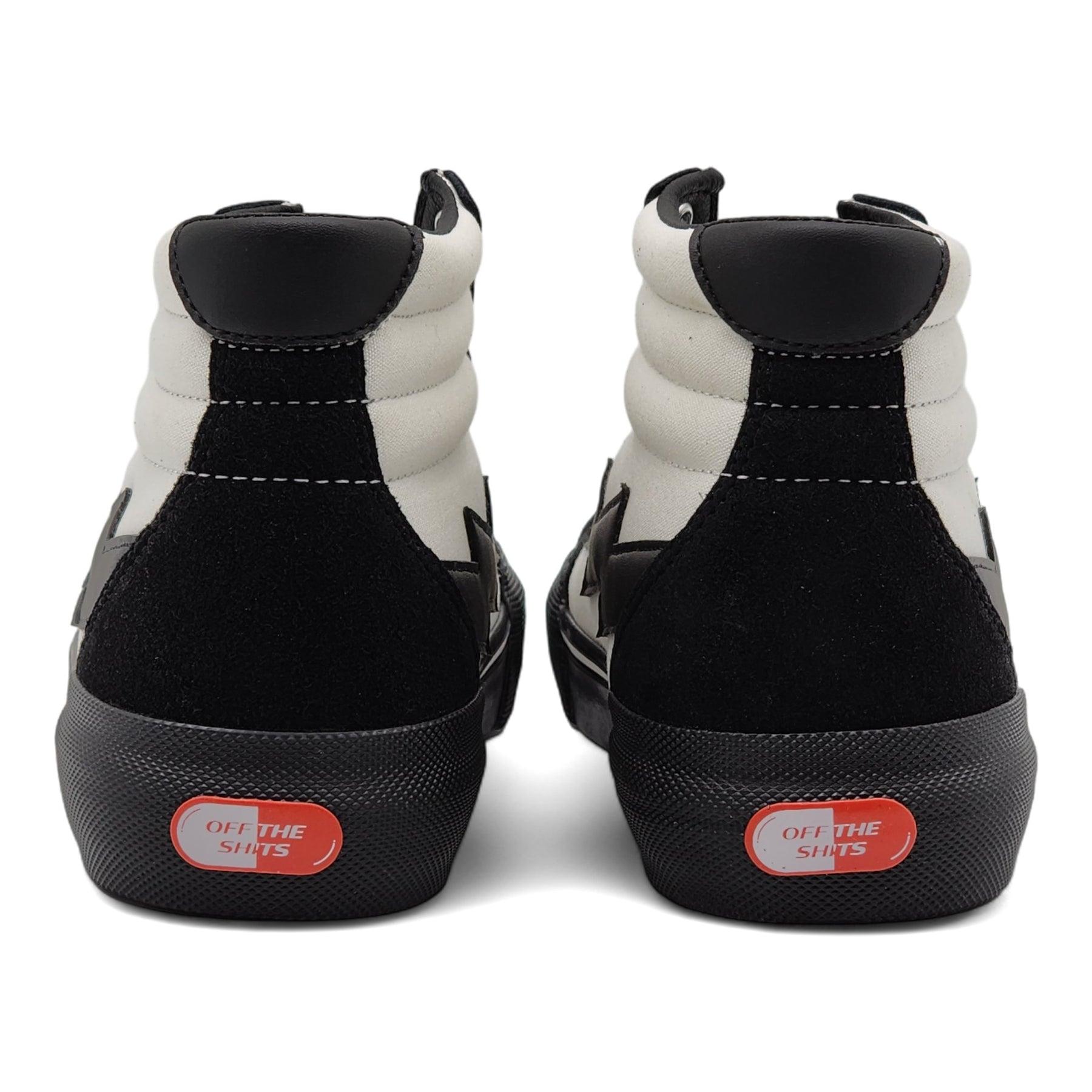 Revenge x Storm Vol. 2 Hi Top Sneakers in Black & White In Excellent Condition For Sale In Los Angeles, CA