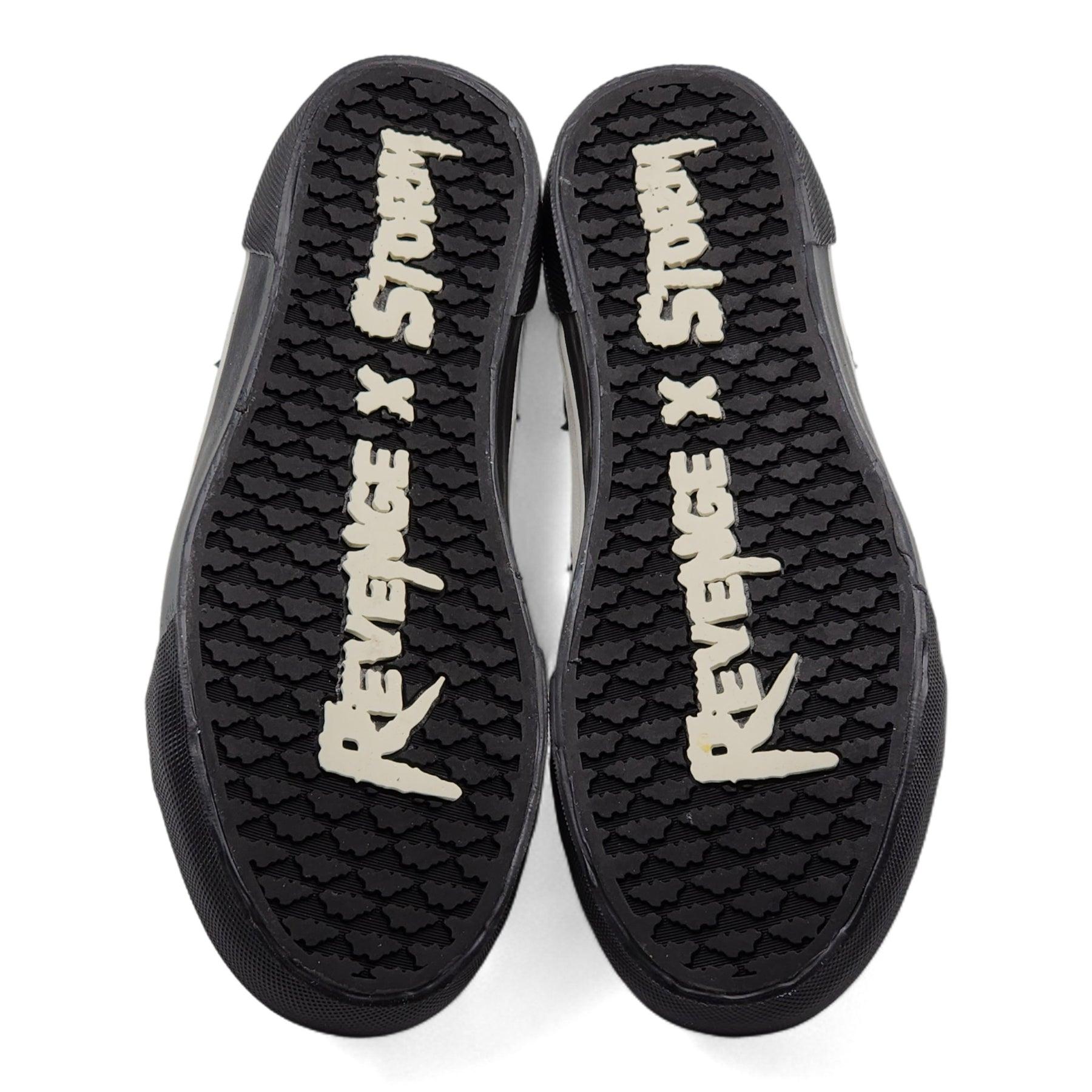 Men's Revenge x Storm Vol. 2 Hi Top Sneakers in Black & White For Sale