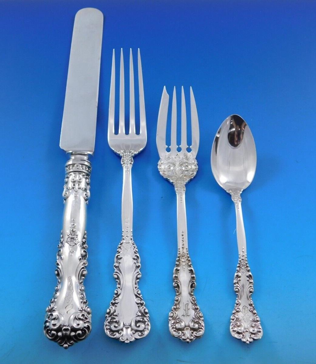 Revere by International Sterling Silber Besteck 12er Set 63 Teile Abendessen im Zustand „Hervorragend“ im Angebot in Big Bend, WI