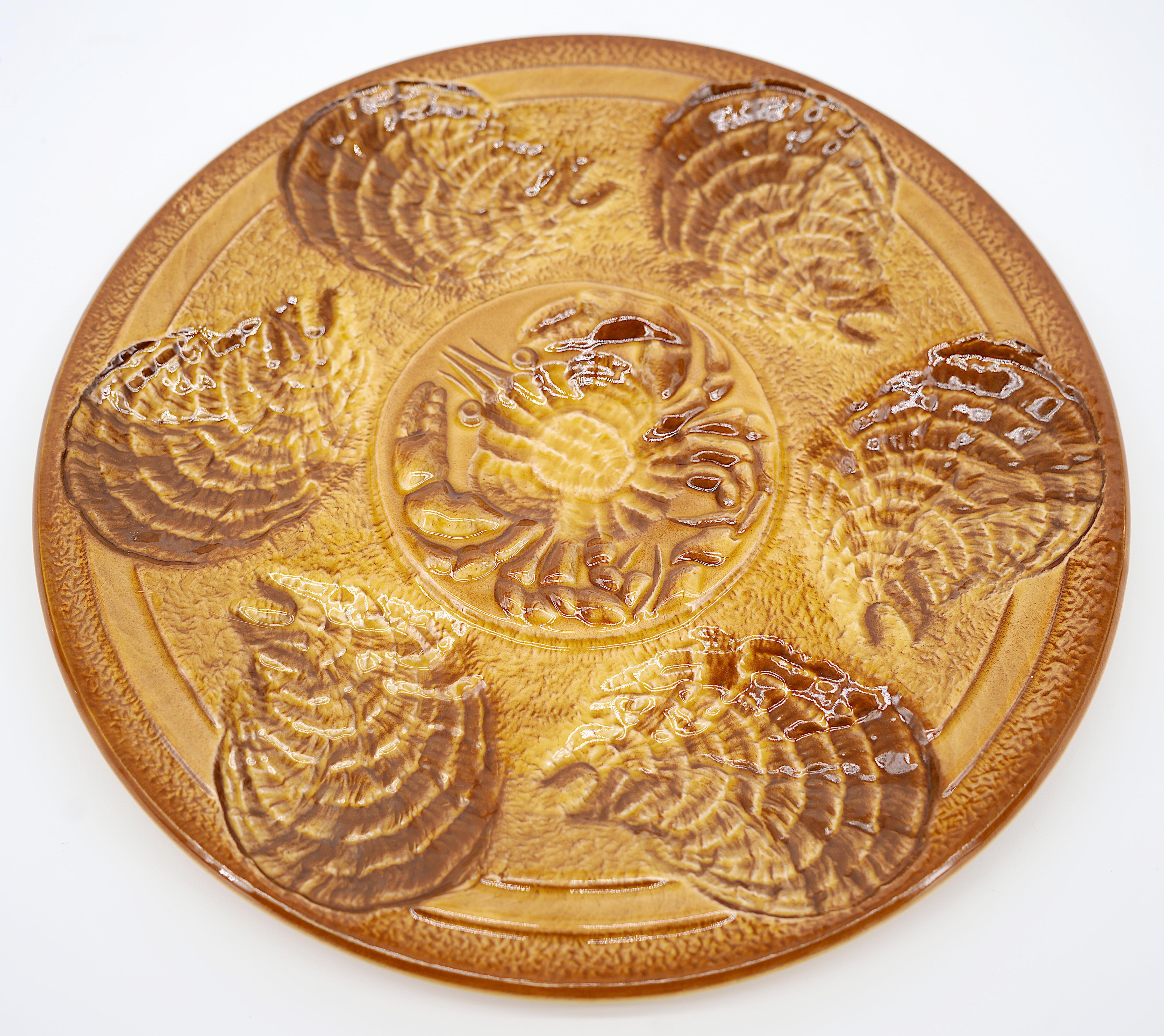 REVERNAY French Stoneware Oyster Dinner Set, 1960s For Sale 3