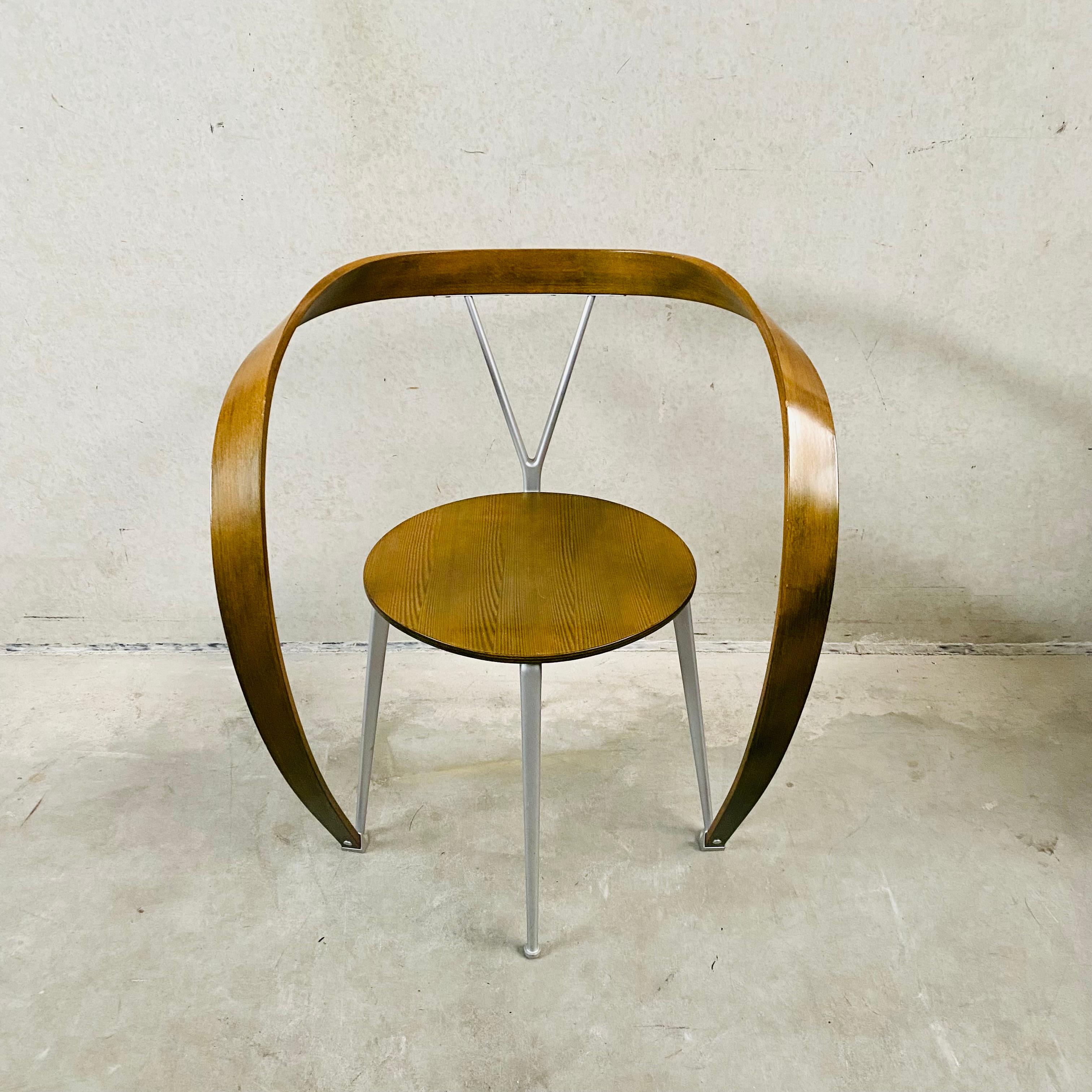 Revers Chair by Andrea Branzi for Cassina Italian Design 1993 In Good Condition For Sale In DE MEERN, NL