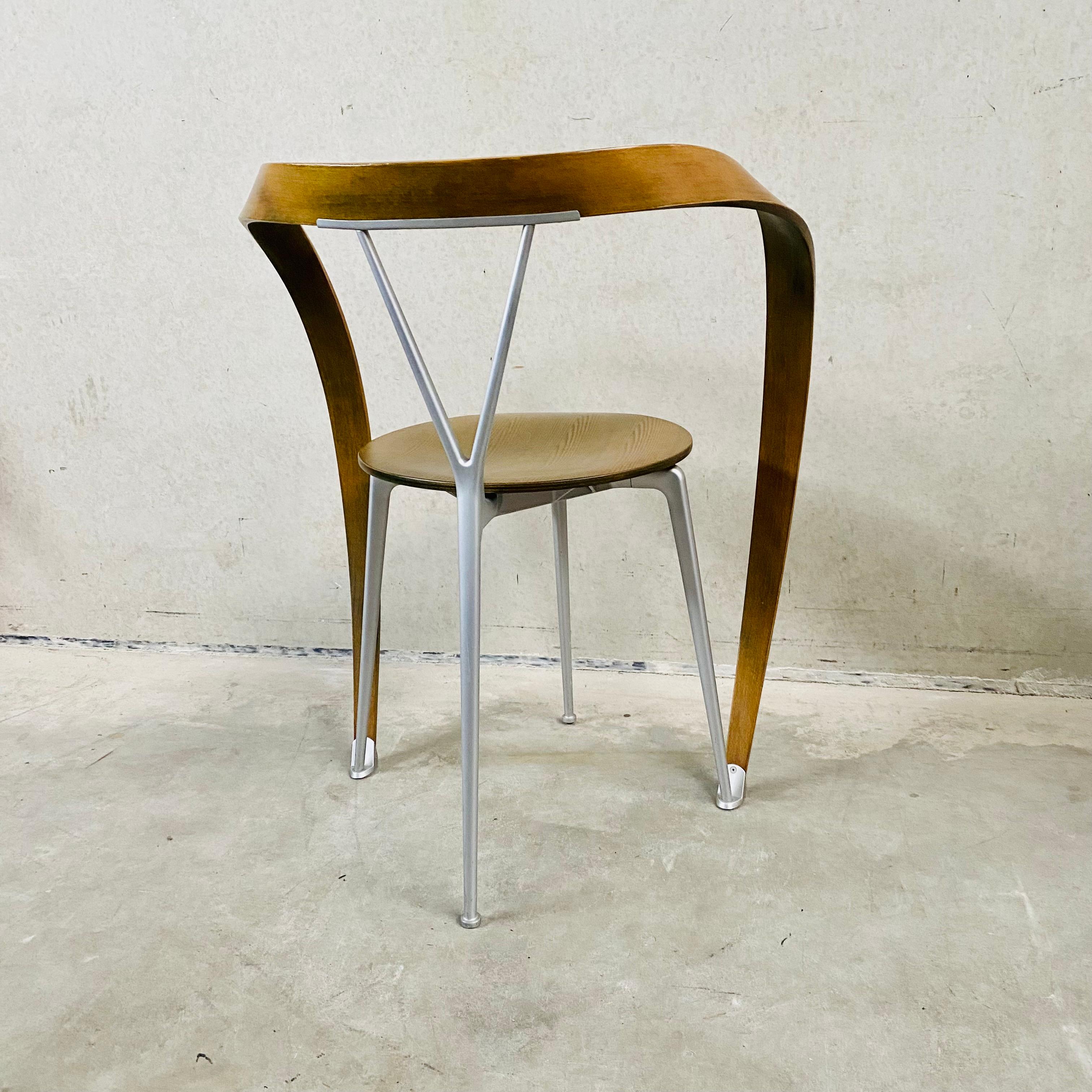 Revers Chair by Andrea Branzi for Cassina Italian Design 1993 For Sale 4