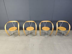 Sillas de comedor Revers de Andrea Branzi para Cassina, 1993, set de 4