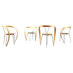 Revers Dining Chairs by Andrea Branzi for Cassina, 1993, Set of 4