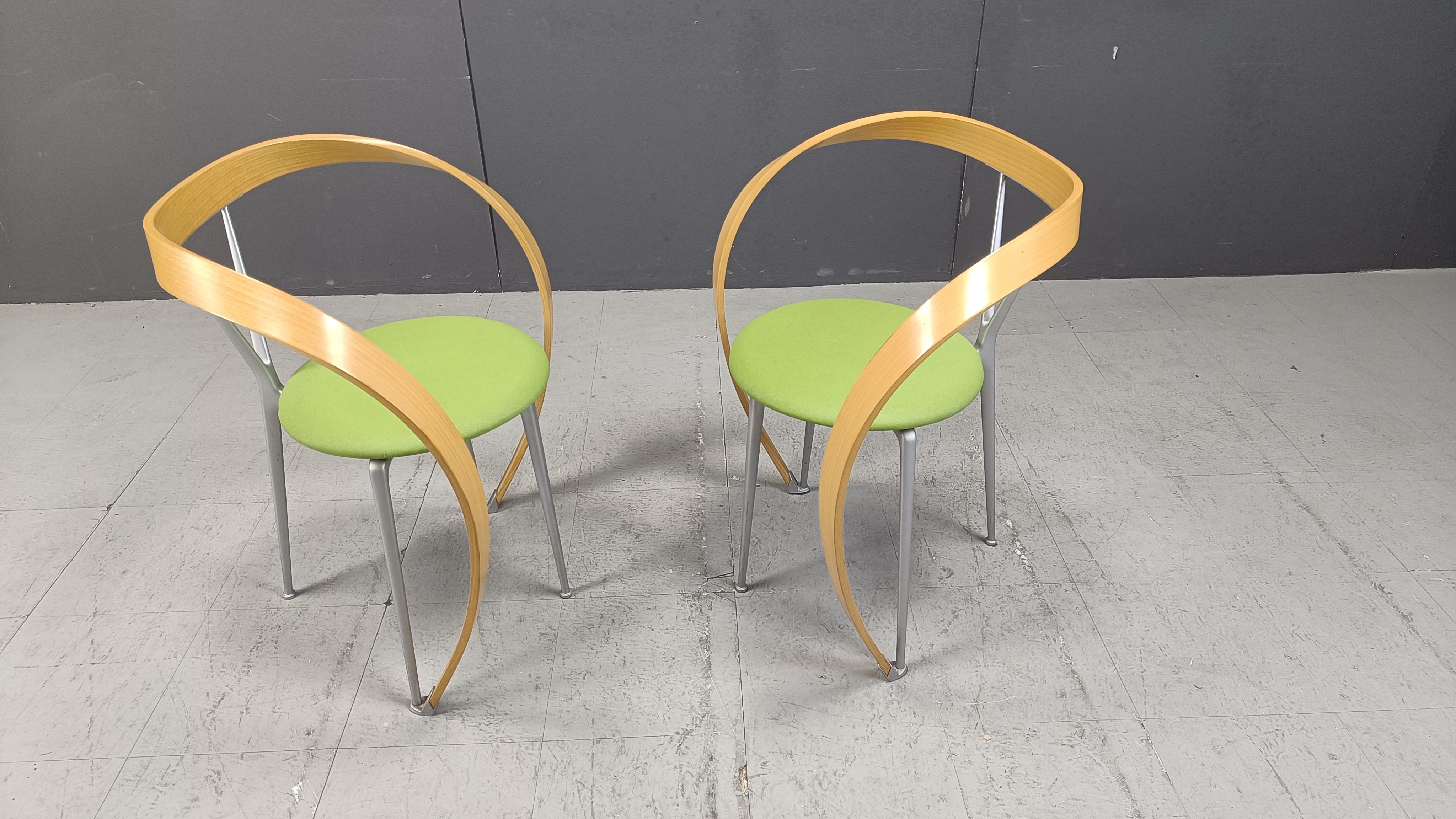 Esszimmerstühle mit Revers von Andrea Branzi für Cassina, 1993, 6er-Set im Angebot 7