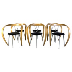 Sedie da pranzo Rever di Andrea Branzi per Cassina, 1993, set da 6