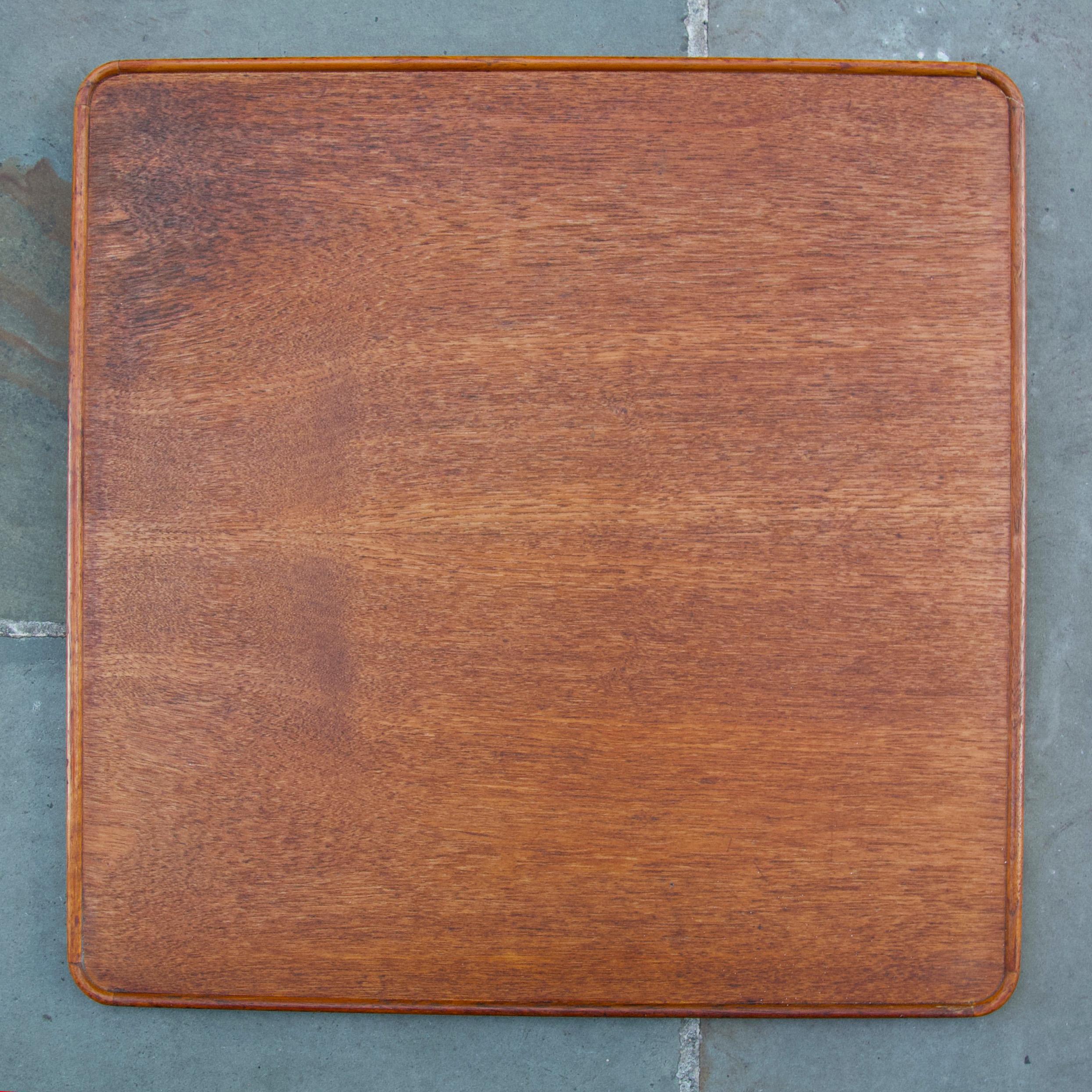 Reversable Teak Side Table by  Povl Wilhelm Wohlert 5