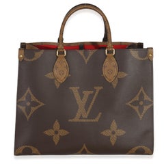 Reverse Monogram Giant Canvas Onthego MM