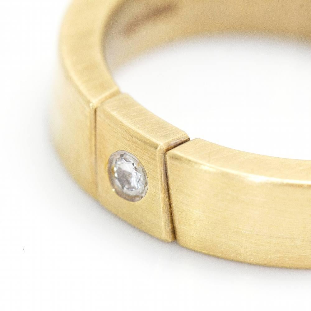 REVERSE NIESSING Ring aus Gold und Diamanten Damen im Angebot