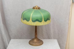 Reverse/Obverse Painted Lamp, Signed Pittsburgh, circa 1920