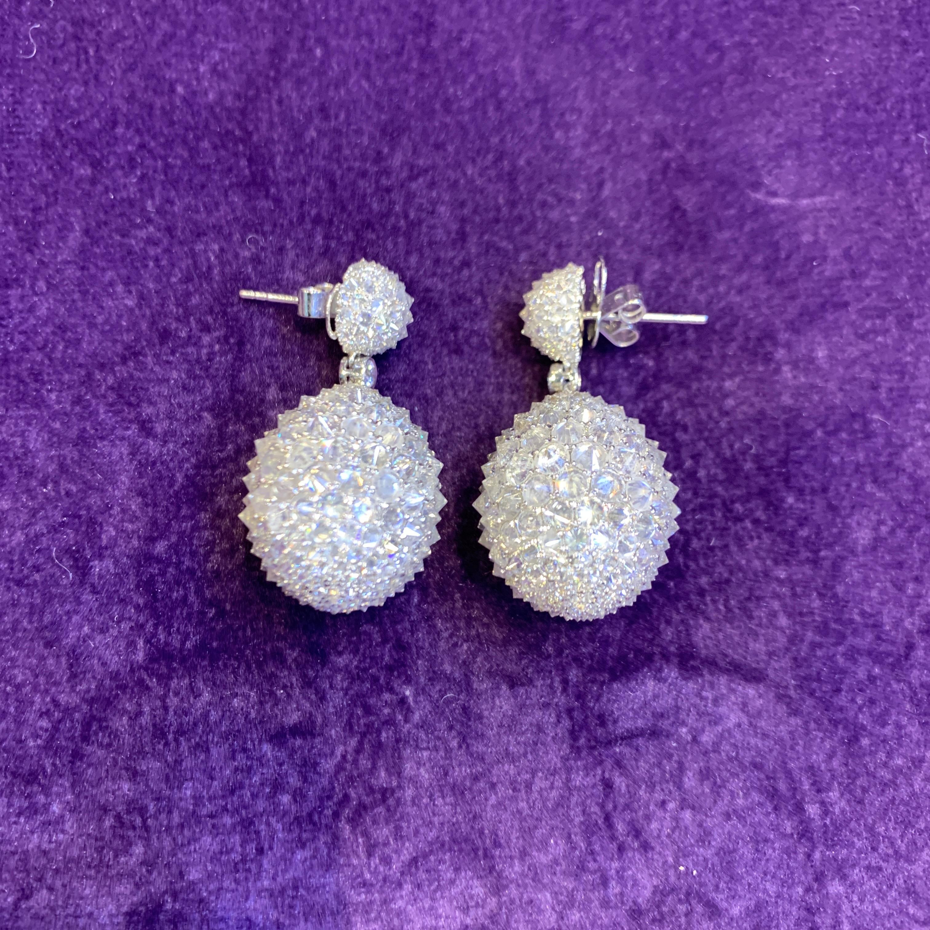 Women's Reverse Set Diamond Earrings