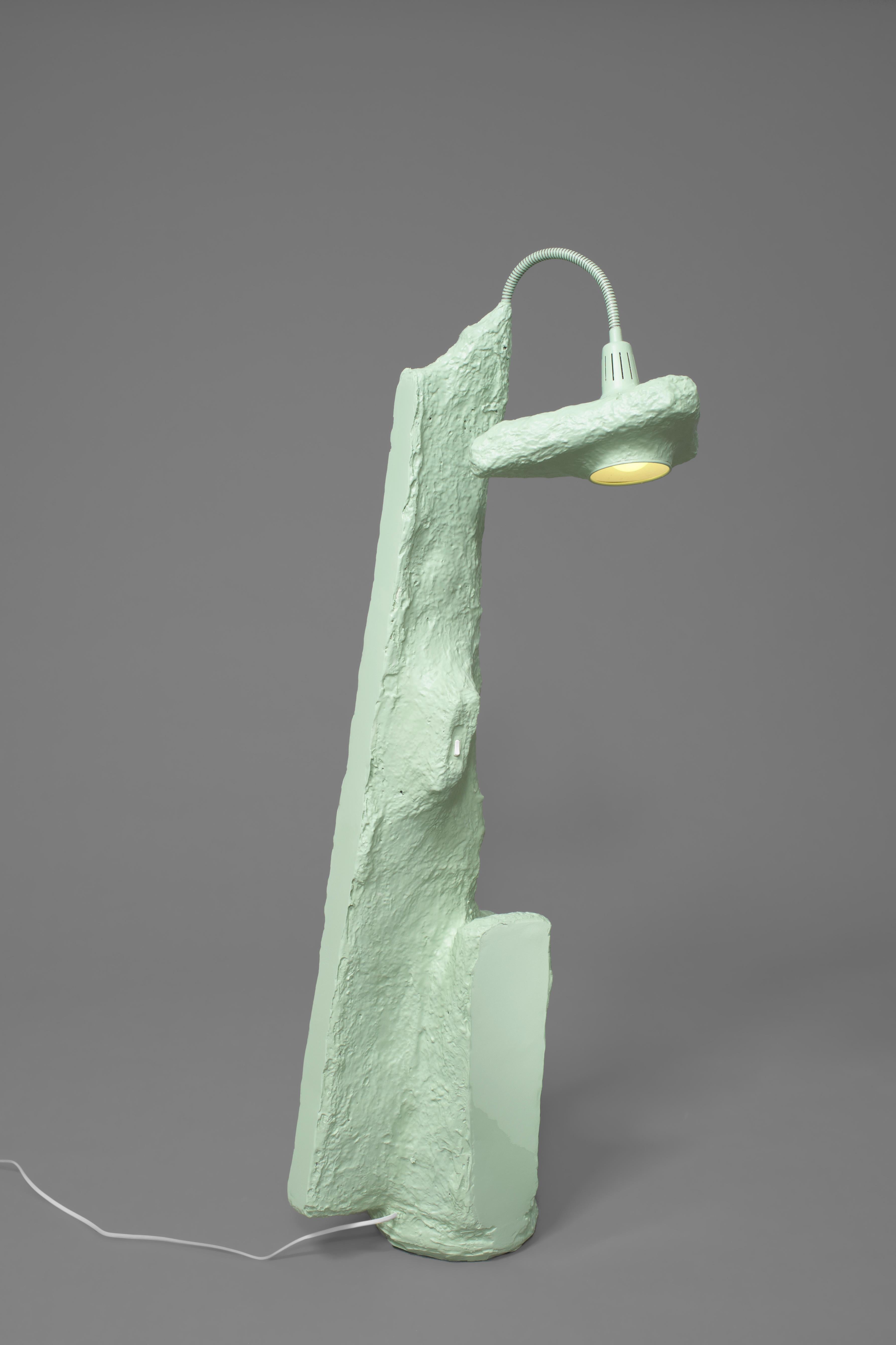 Reversed process lamp by Philipp Aduatz
Unique
Dimensions: D 21 x W 35 x H 125 cm
Materials: Metal, metal, polystyrene-foam, 