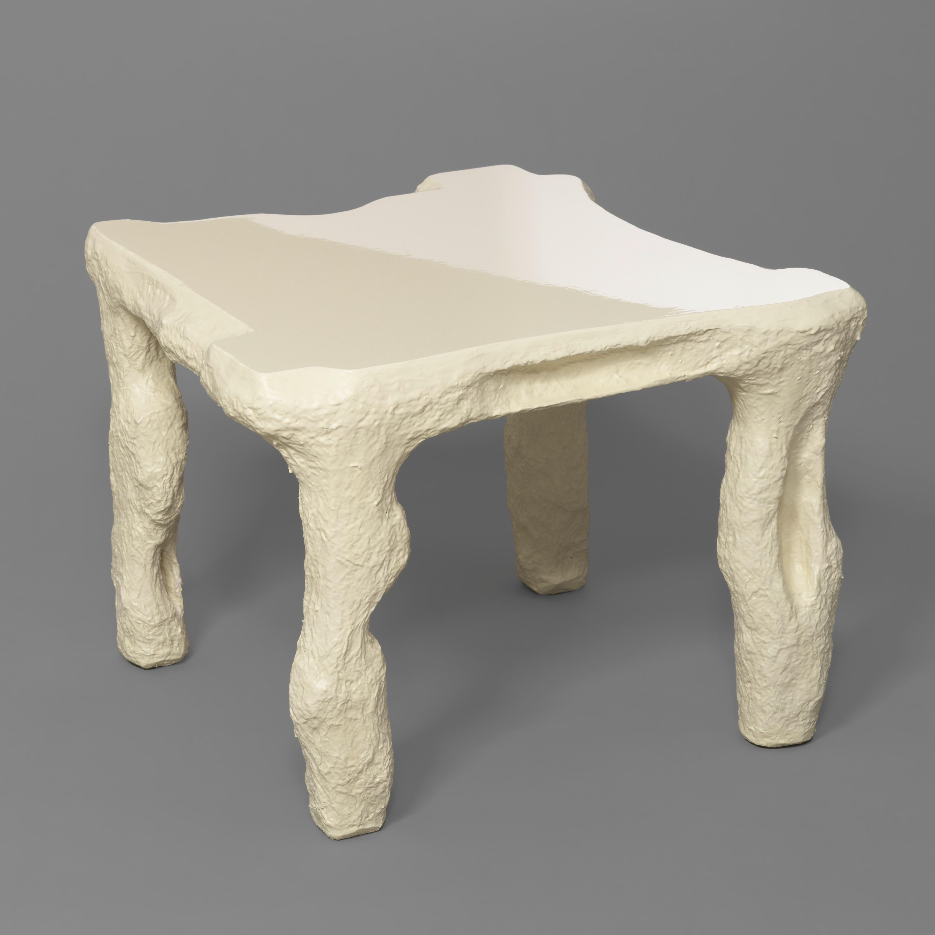 Reversed process table by Philipp Aduatz
Reversed process furniture
Unique
2014
Dimensions: 60 x 65 x 47 cm
Materials: Wood, metal, polystyrene-foam, 