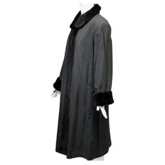 Reversible Black Sheared Fur Coat