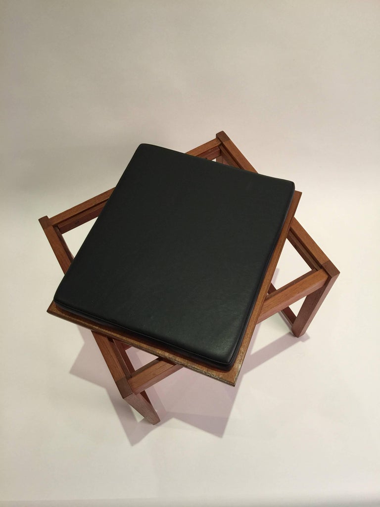 Reversible End Table Stool by Erik Buck for OD Mobler at 1stDibs