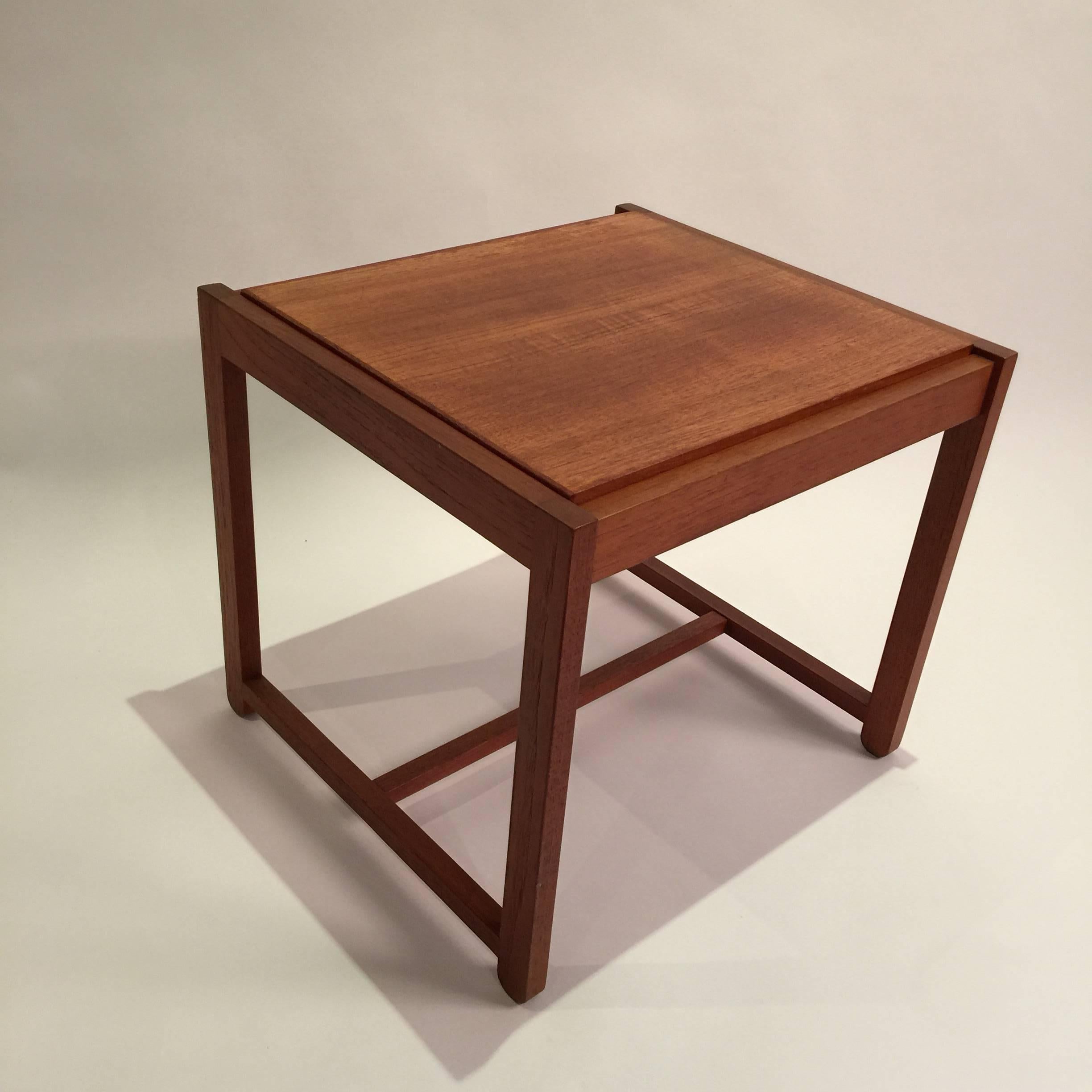 Reversible End Table Stool by Erik Buck for OD Mobler 1