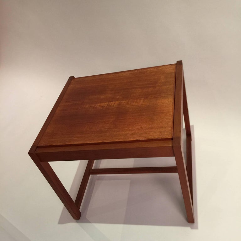 Reversible End Table Stool by Erik Buck for OD Mobler at 1stDibs