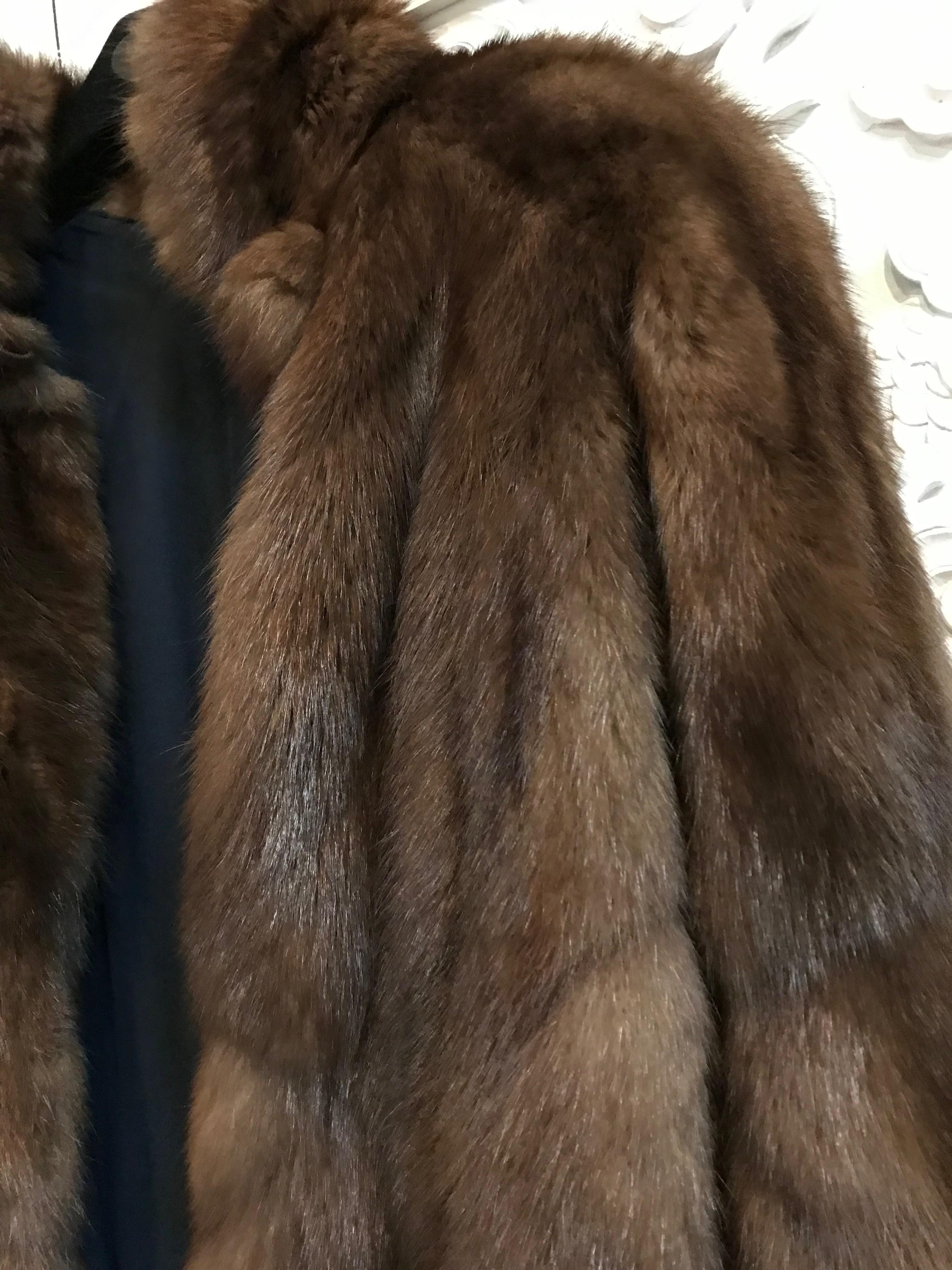 fendi sable fur coat