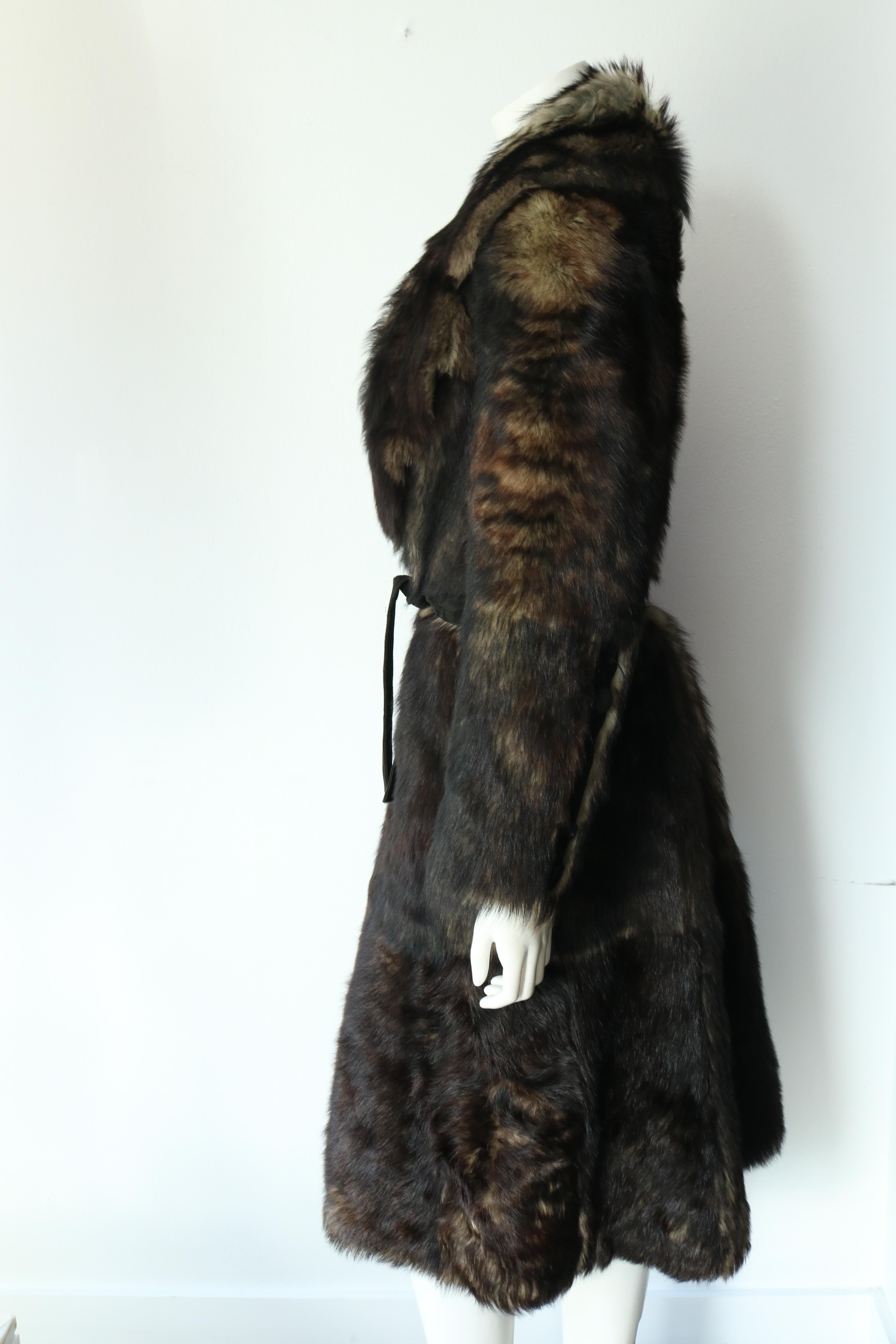 Reversible Fur and Leather coat  4