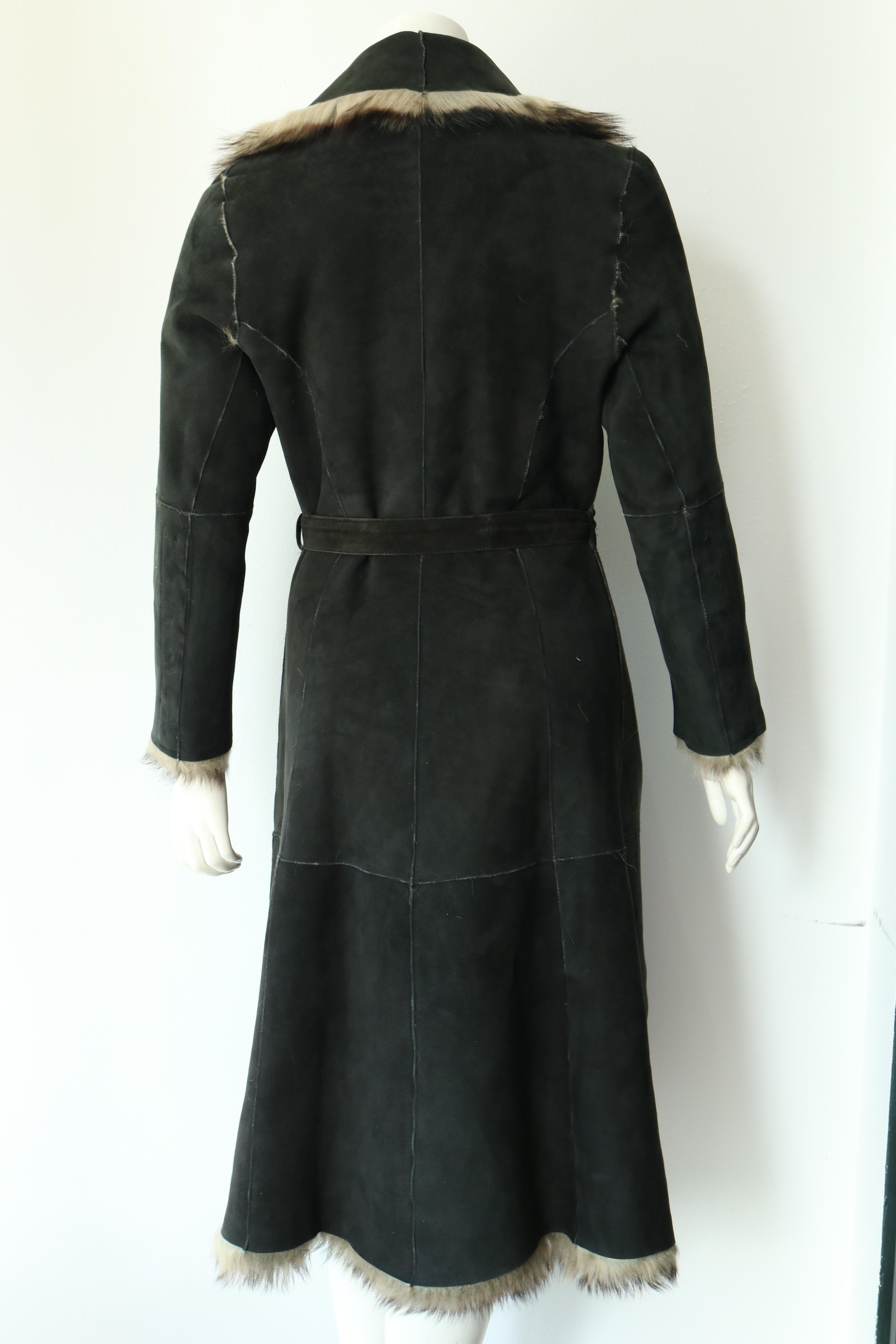 Women's or Men's Reversible Fur and Leather coat 