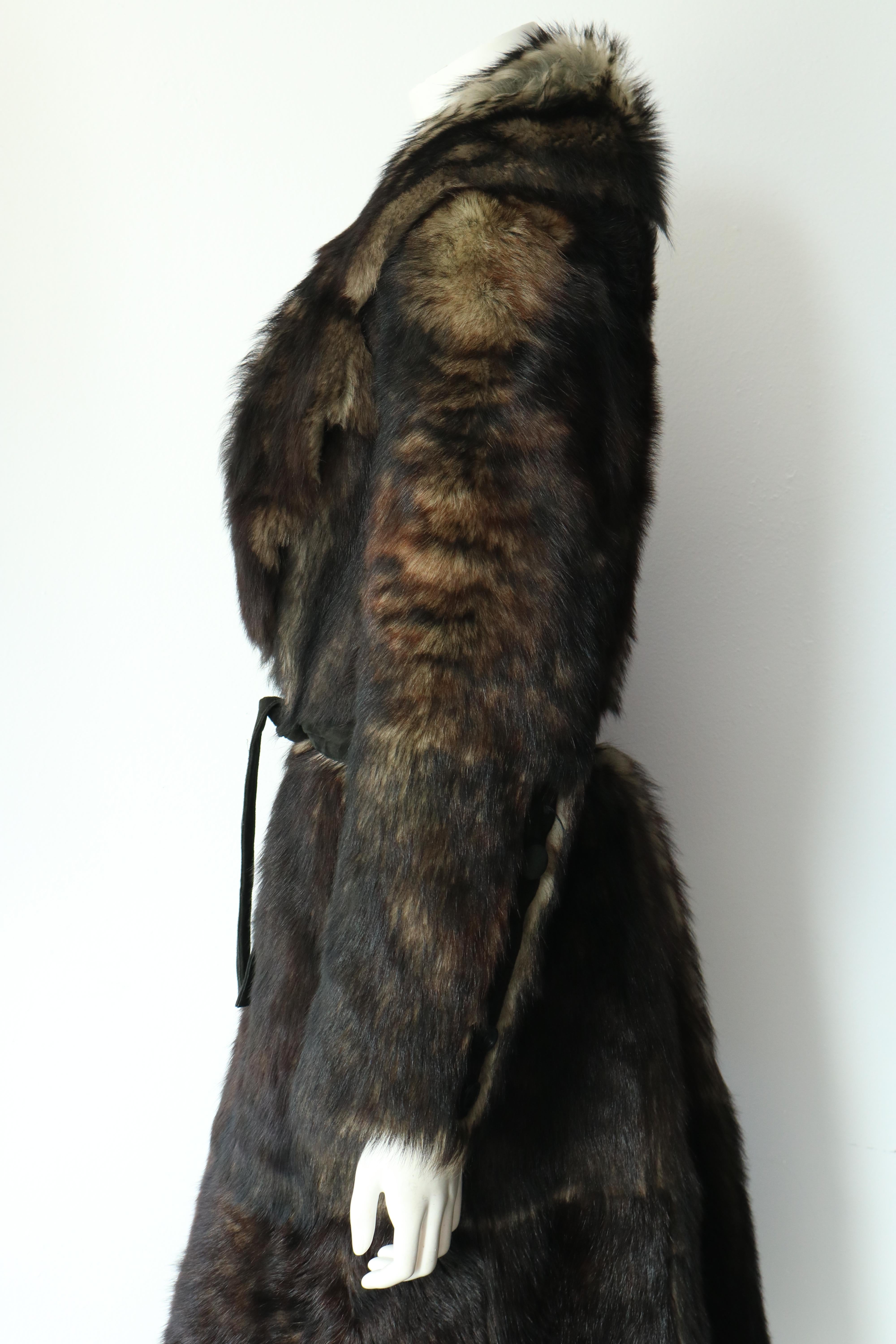Reversible Fur and Leather coat  3