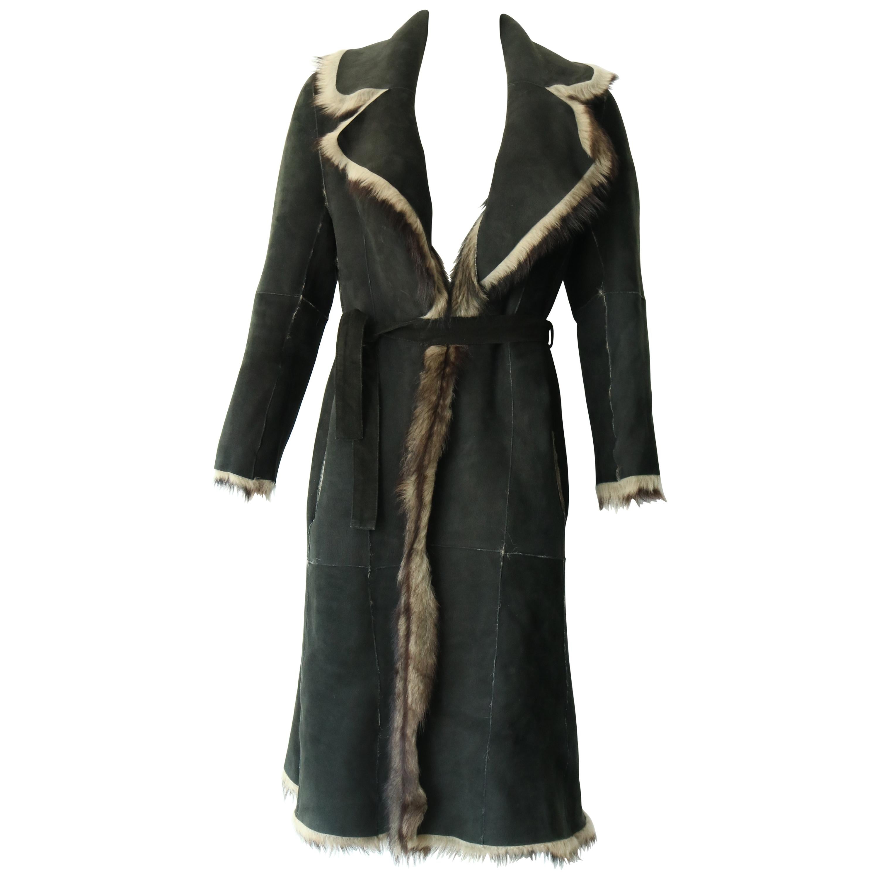 Reversible Fur and Leather coat 