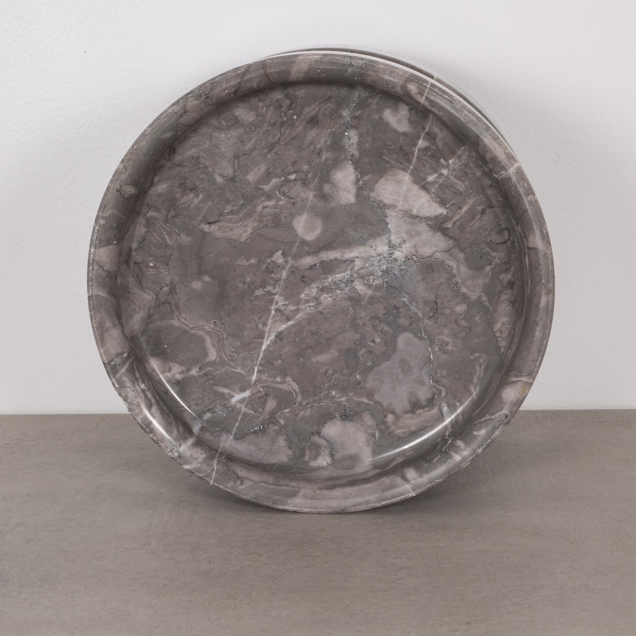 20th Century Reversible Marble Bowl by Angelo Mangiarotti for Knoll International, circa 1960