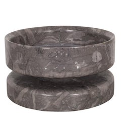 Reversible Marble Bowl by Angelo Mangiarotti for Knoll International, circa 1960