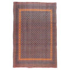 Reversible Mid-20th Century Handmade Persian Flatweave Kilim Large Room Size Rug
