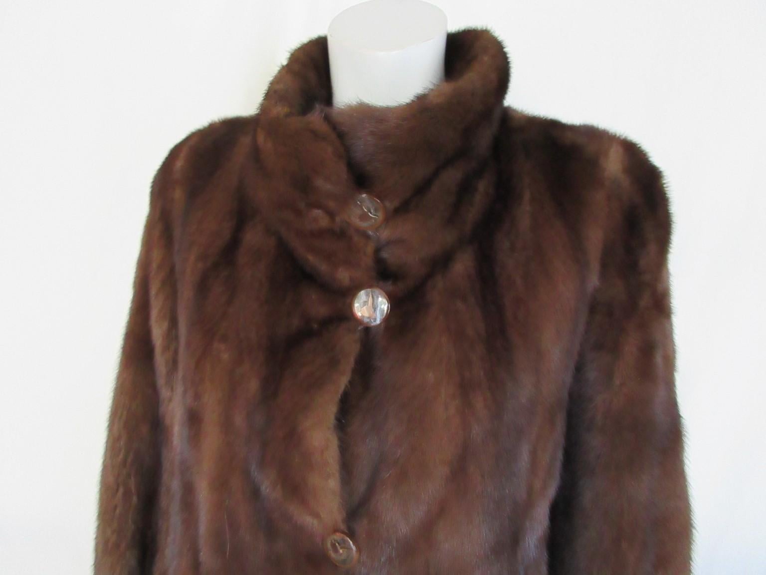 Women's or Men's Reversible Mink Fur Coat