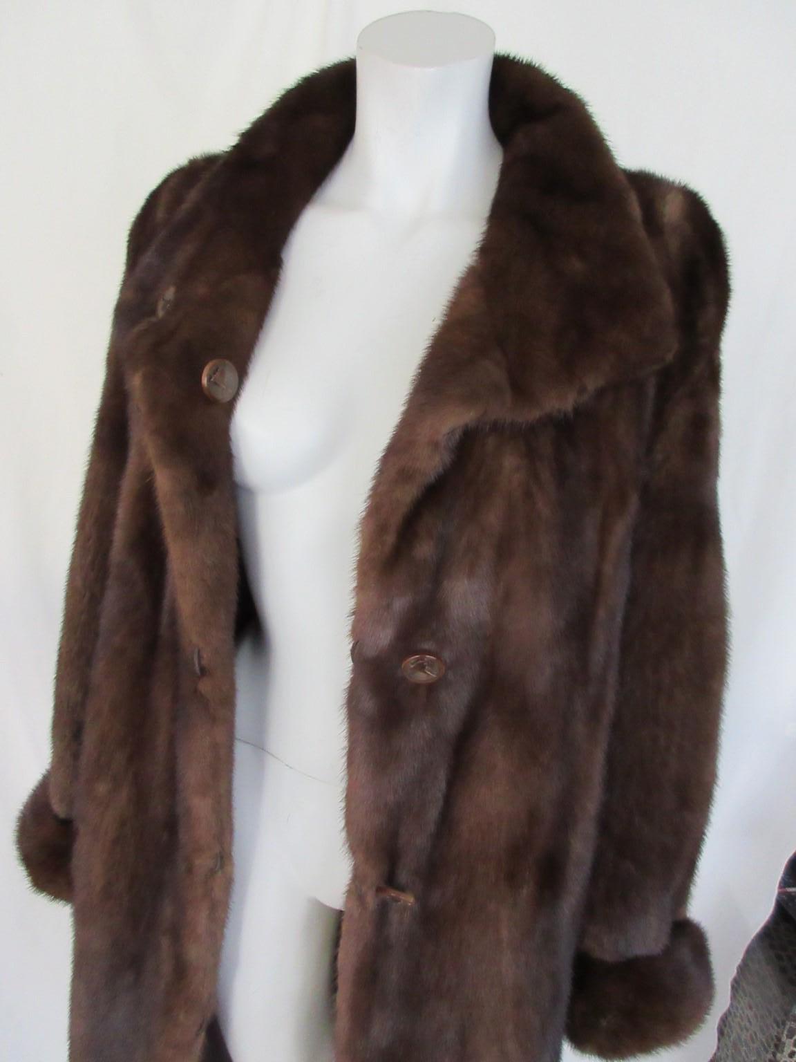 Reversible Mink Fur Coat 1