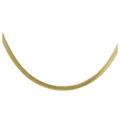 Reversible Omega Chain Necklace