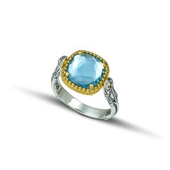 Reversible Ring with Crystal and Mother of Pearl, Dimitrios Exclusive D116-1