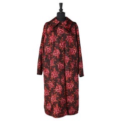 Reversibly long taffetas single breasted coat Circa 1950
s